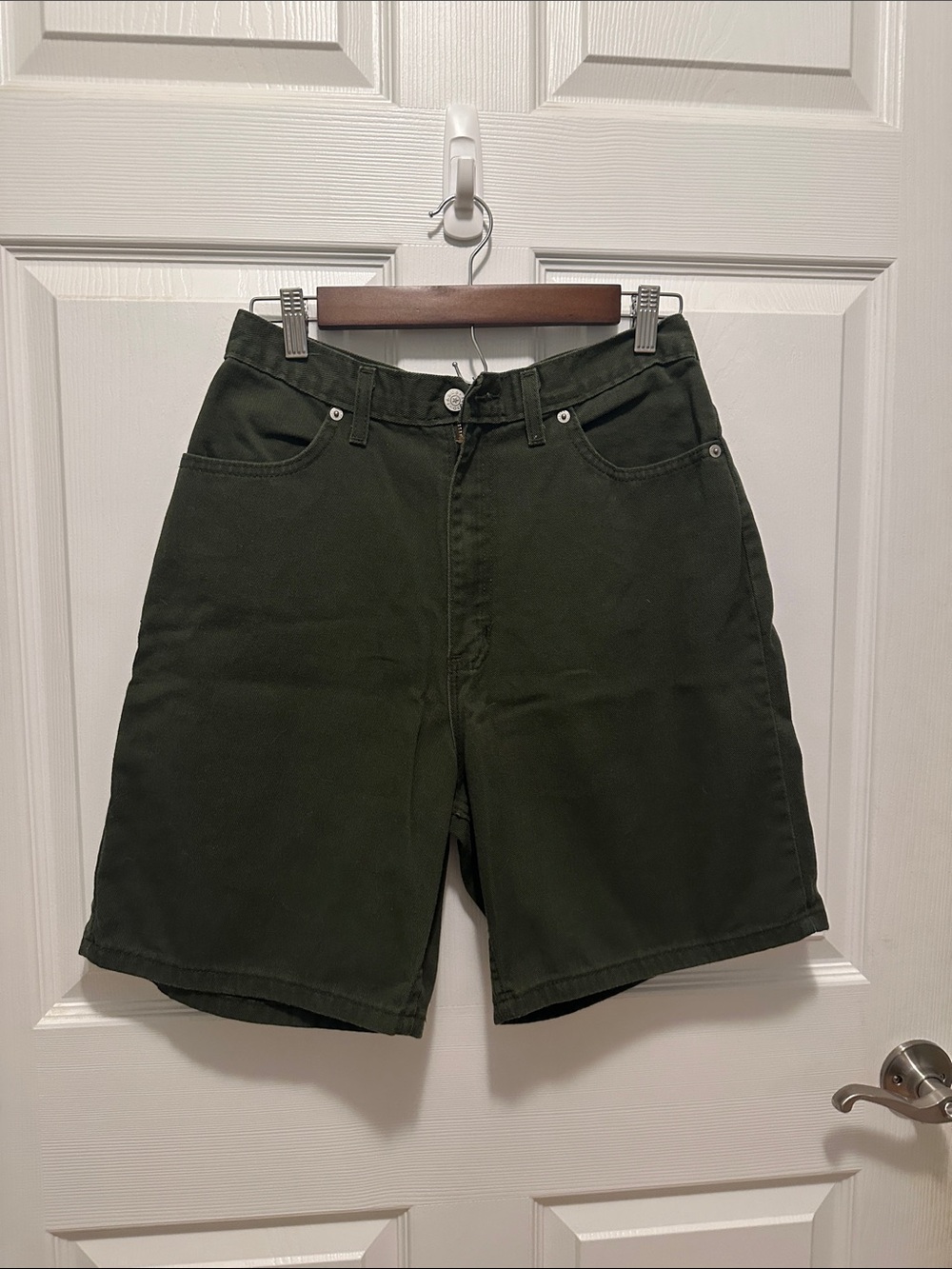 Faded Glory Olive Green Women's Jean Shorts